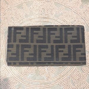 FENDI - Zucca FF Logo Canvas Continental Wallet